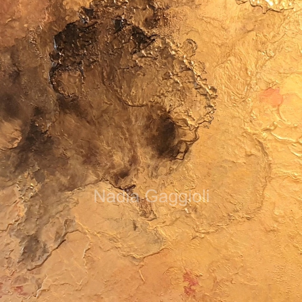 Luce e tenebra – dipinto di Nadia Gaggioli, acrilico e olio su tela