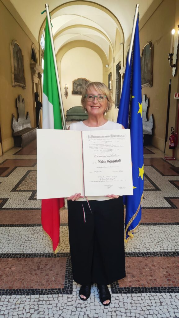 Onorificenza OMRI 1 Onorificenza OMRI 1 – Nadia Gaggioli